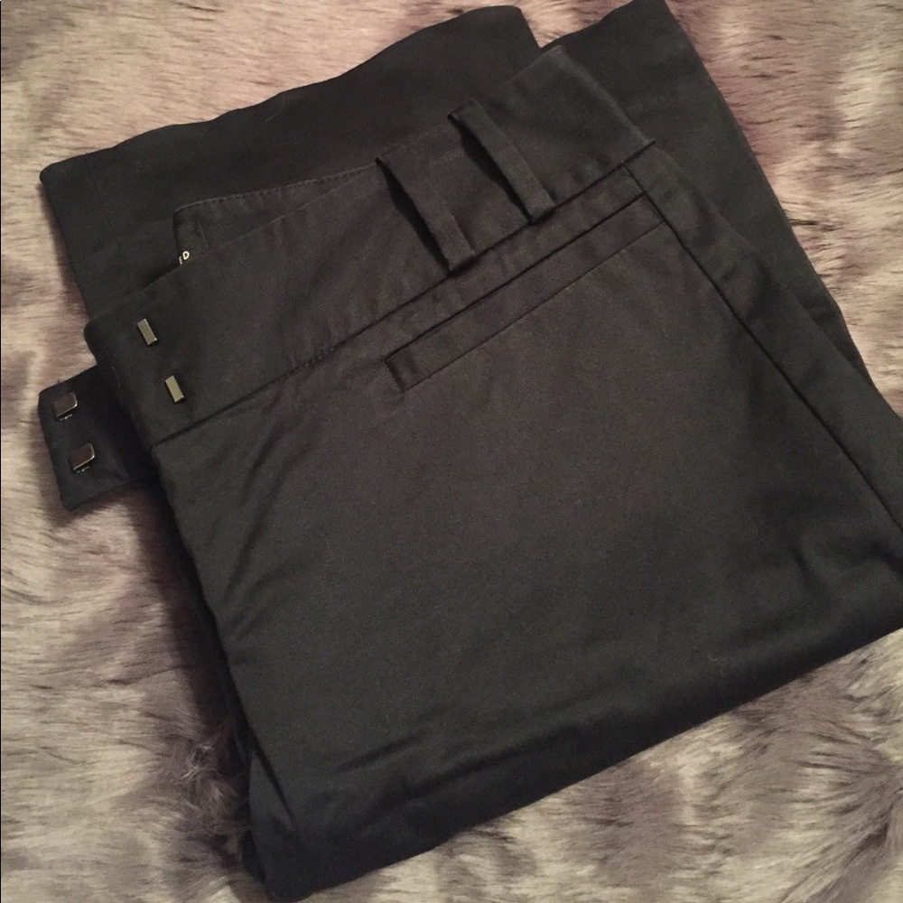 Limited sleek black dress pants DREW fit