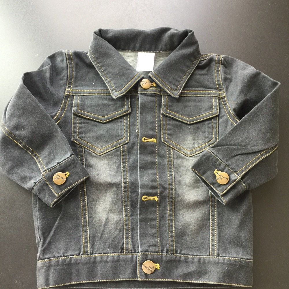 12 month old Dark Gray Denim Jacket