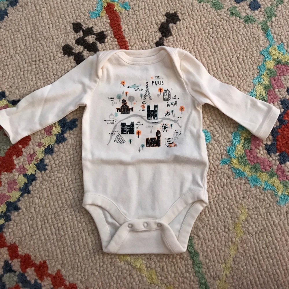 EUC Baby Gap Paris Onesie