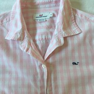 Vineyard Vines pink oxford
