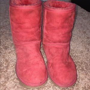 Women's Red Ugg Boots Size 6