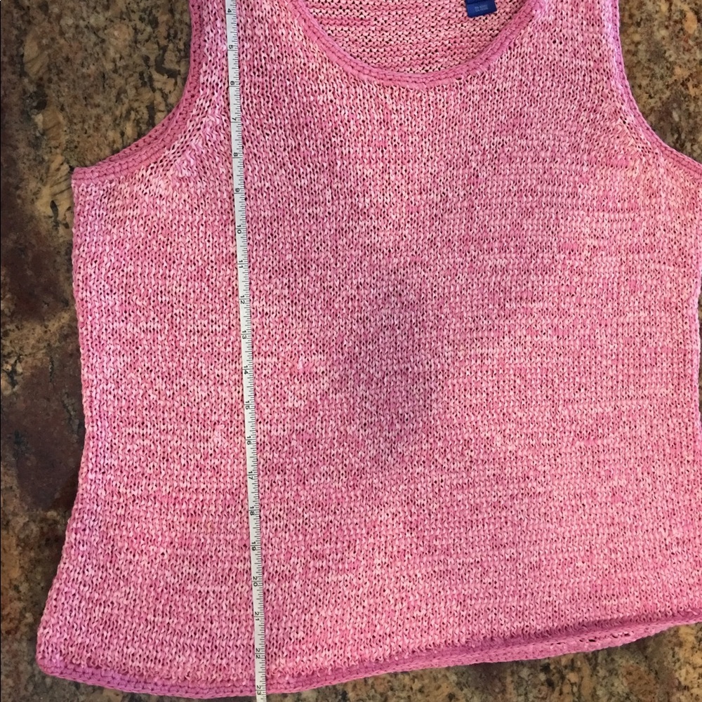 “JH Collectibles”, XL Tank Top, Pink Ribbon🎀Knit, Excellent Cond, Original Owner - Picture 6 of 8