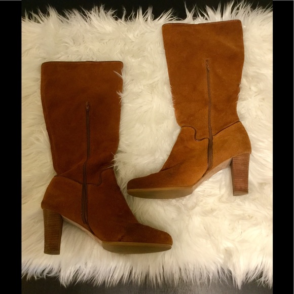 Faryl Robin Suede Slouch Boots - Picture 2 of 8