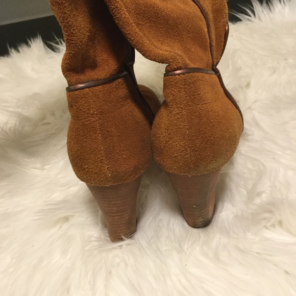 Faryl Robin Suede Slouch Boots - Picture 4 of 8