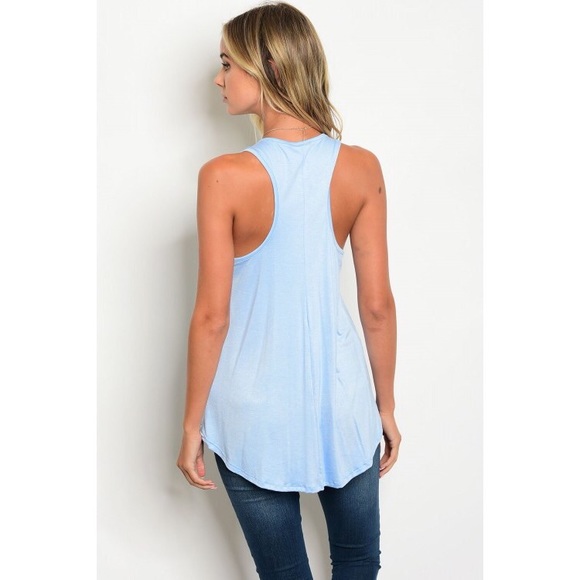 New blue vacation tacos lime beer tank - Picture 3 of 5