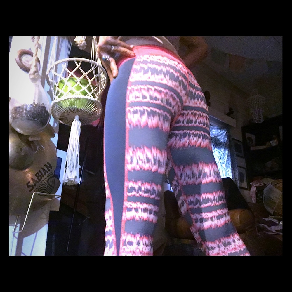 Nike vibrant and colorful running pants