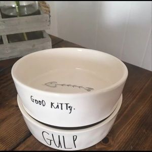 Rae Dunn Cat bowl set