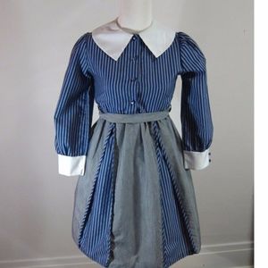 Edwardian striped dress