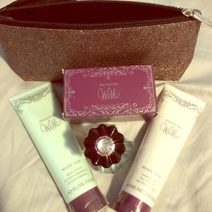 MK Ltd Ed Sparkly Cosmetic Bag with Fragrance Set