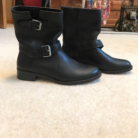 J. Crew Shoes - Jcrew black Moto boots size 6.5