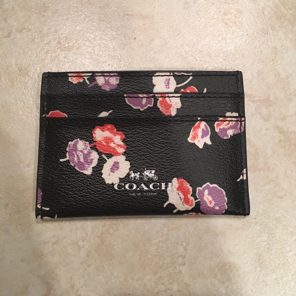 Coach card holder