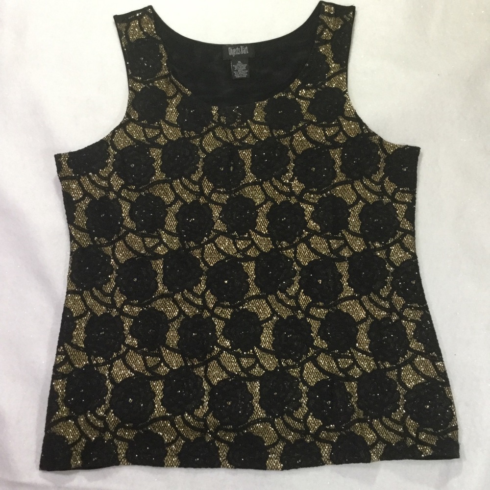 Holiday Glitz Sleeveless Top