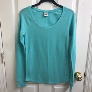Victoria's Secret Scoop Neck Teal Thermal