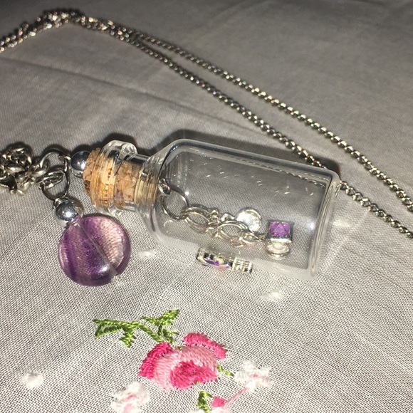🗝 APOTHECARY WISHES 18" STERLING SILVER Chain 💜 - Picture 1 of 8