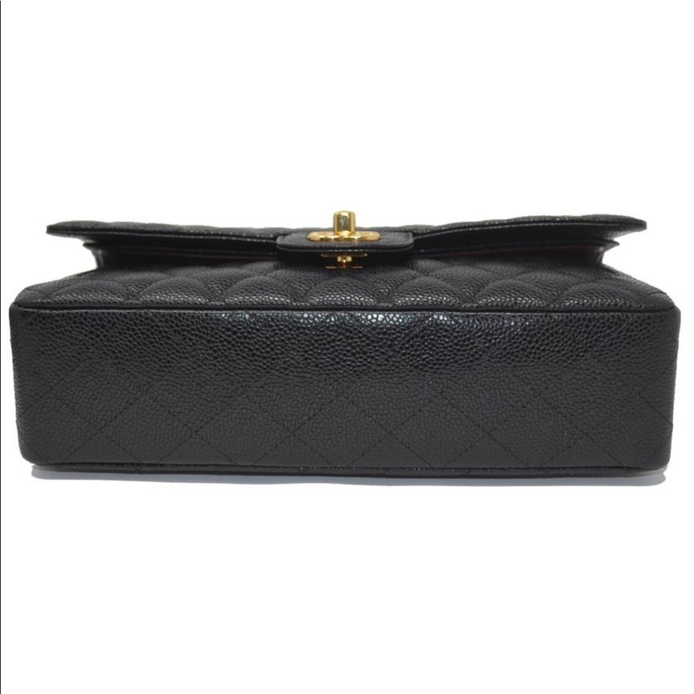 Chanel Double Flap Caviar Shoulder Bag - Picture 2 of 8