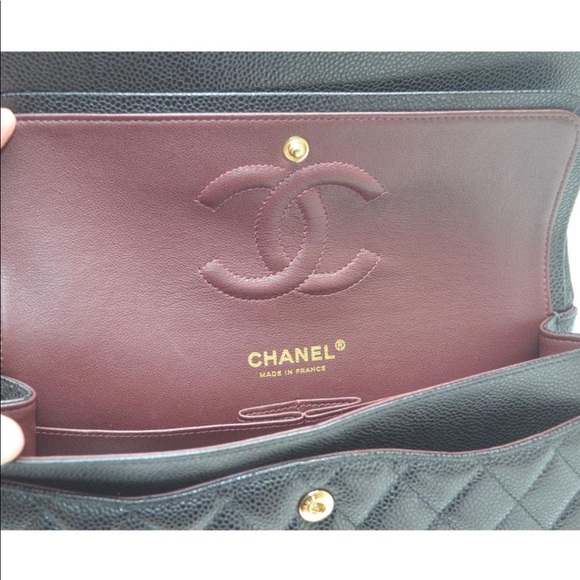 Chanel Double Flap Caviar Shoulder Bag - Picture 3 of 8