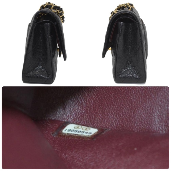 Chanel Double Flap Caviar Shoulder Bag - Picture 8 of 8