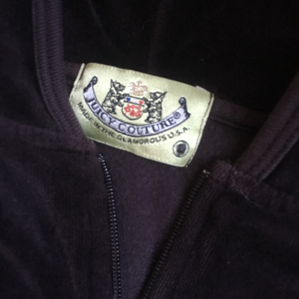 Juicy Couture velour zip-up