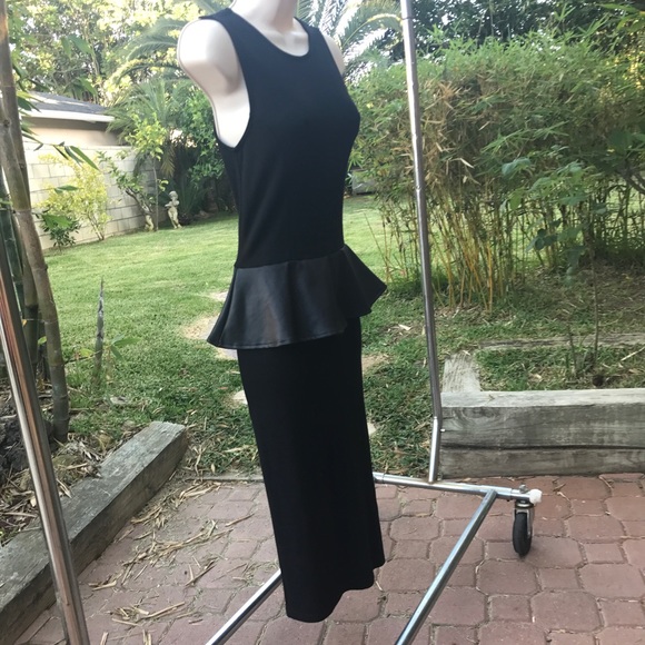 VENUS Dresses & Skirts - Black Peplum Dress size 2