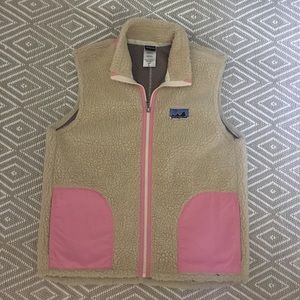 Girls Patagonia Retro-X Vest Pink XL