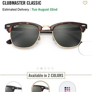 Tortoise Clubmasters Rayban