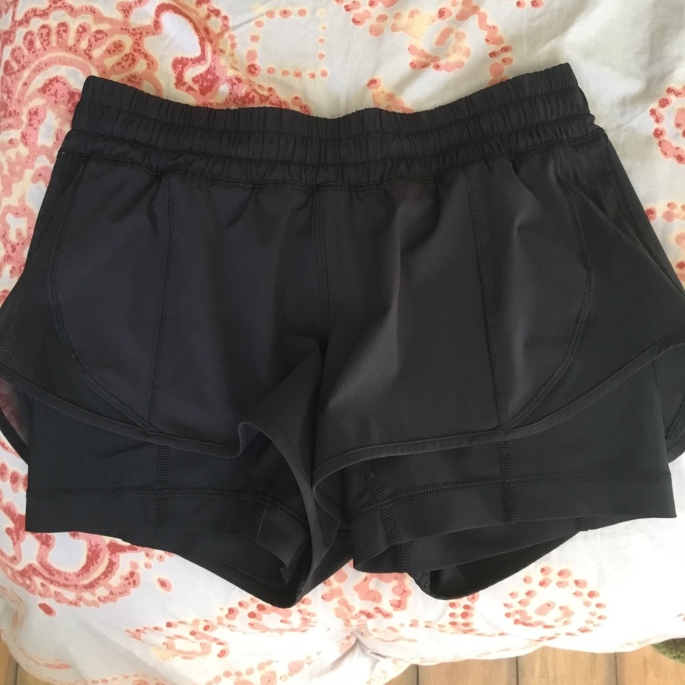 Lululemon black athletic shorts