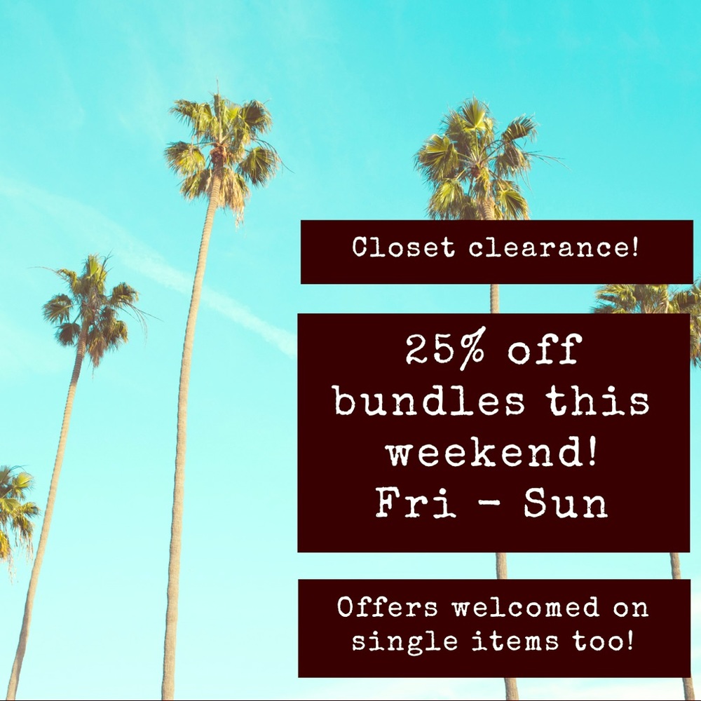 Closet clearance!!!