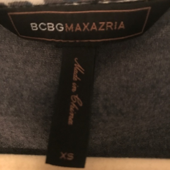 BCBG Grey dress with felt trim at bottom! - Picture 2 of 4