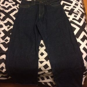 Black label jeans slightly worn