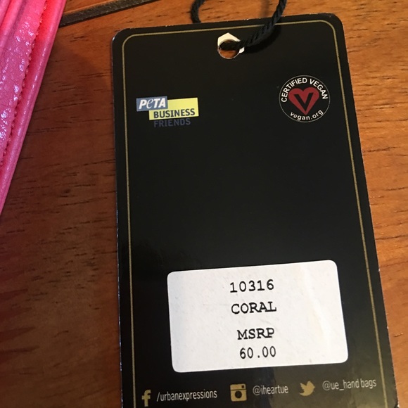 New urban expressions coral clutch - Picture 2 of 8