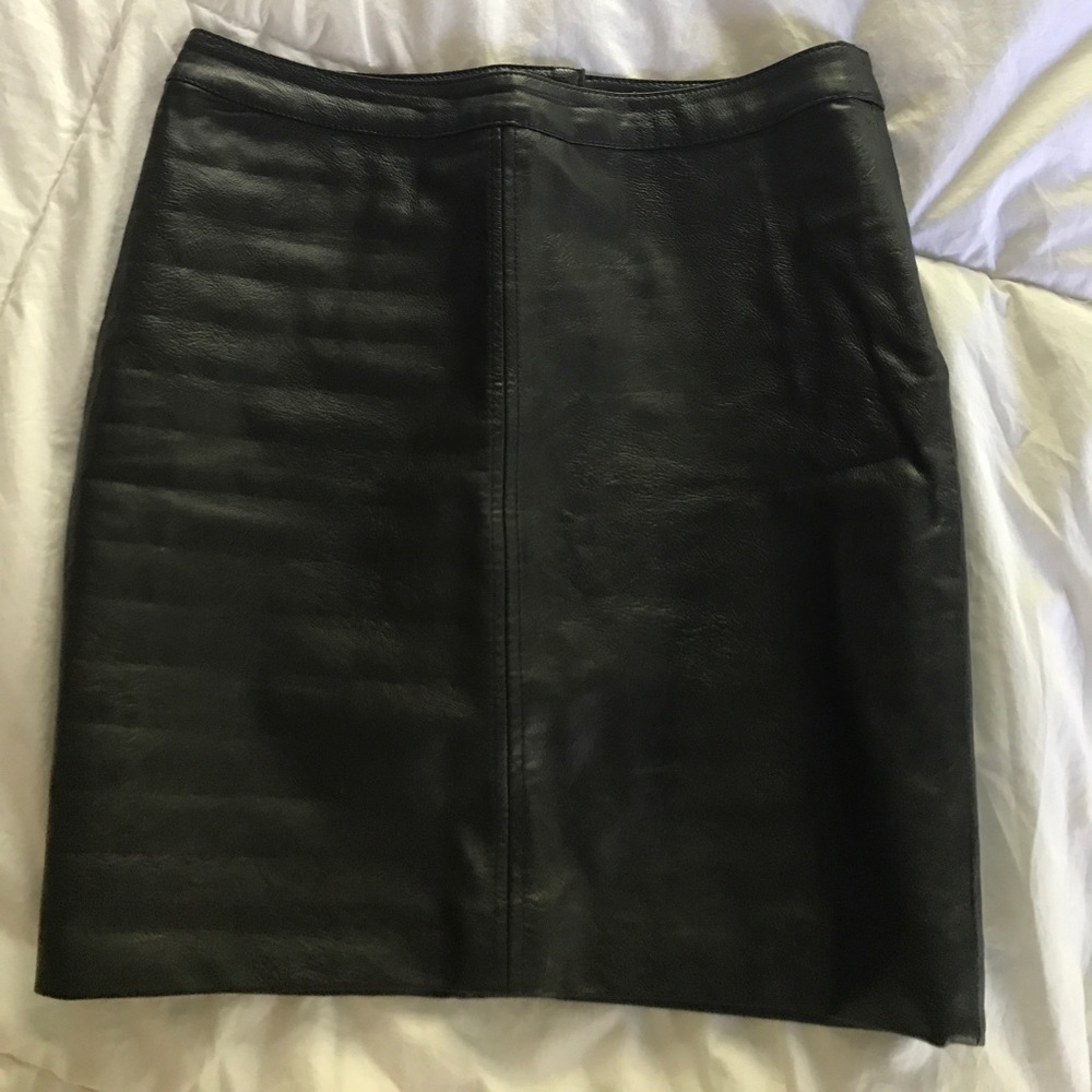Leather Pencil Skirt