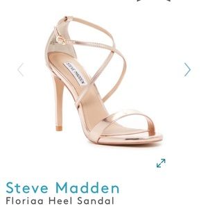 Rose gold Steve Madden heels