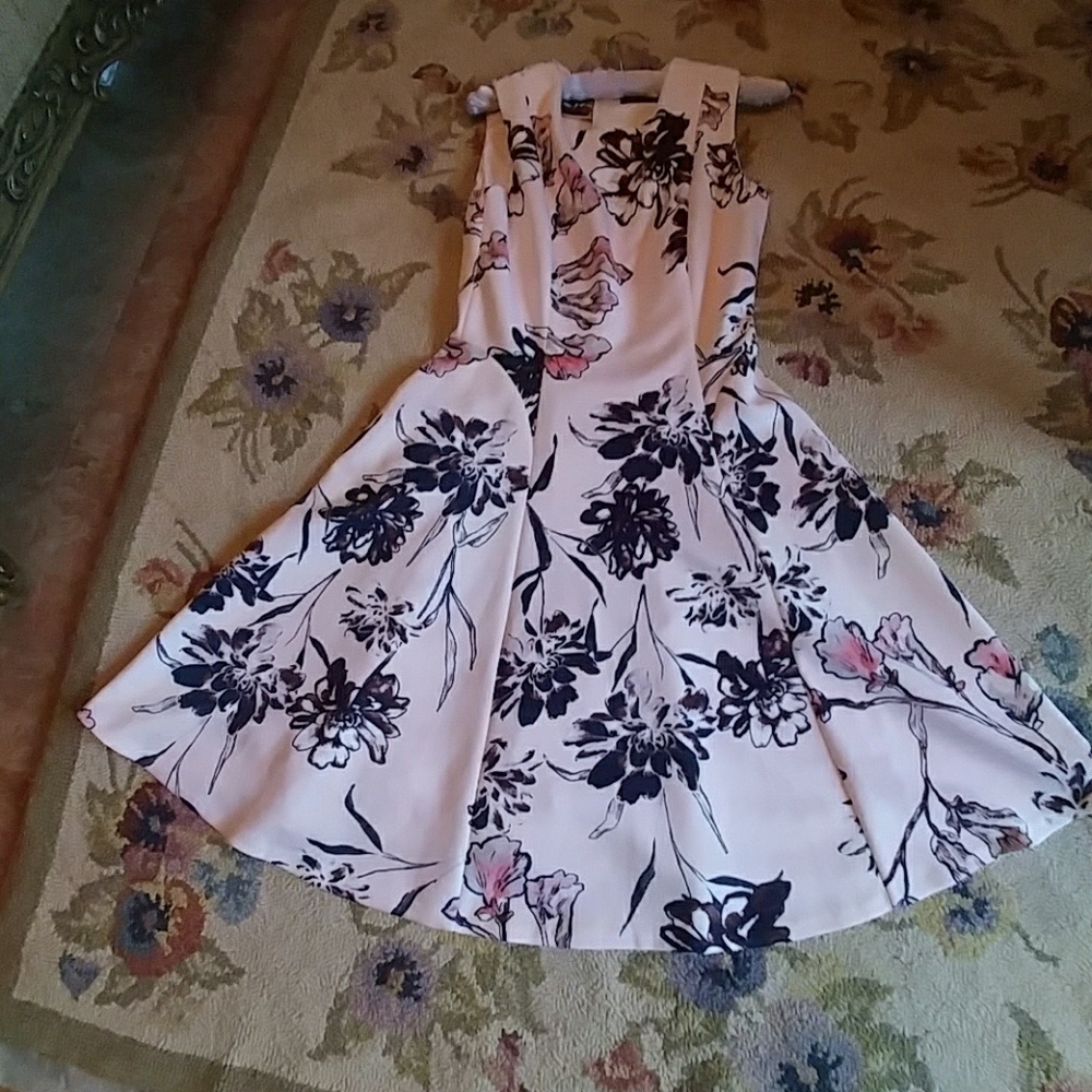 Ivanka Trump floral fit and flare dress