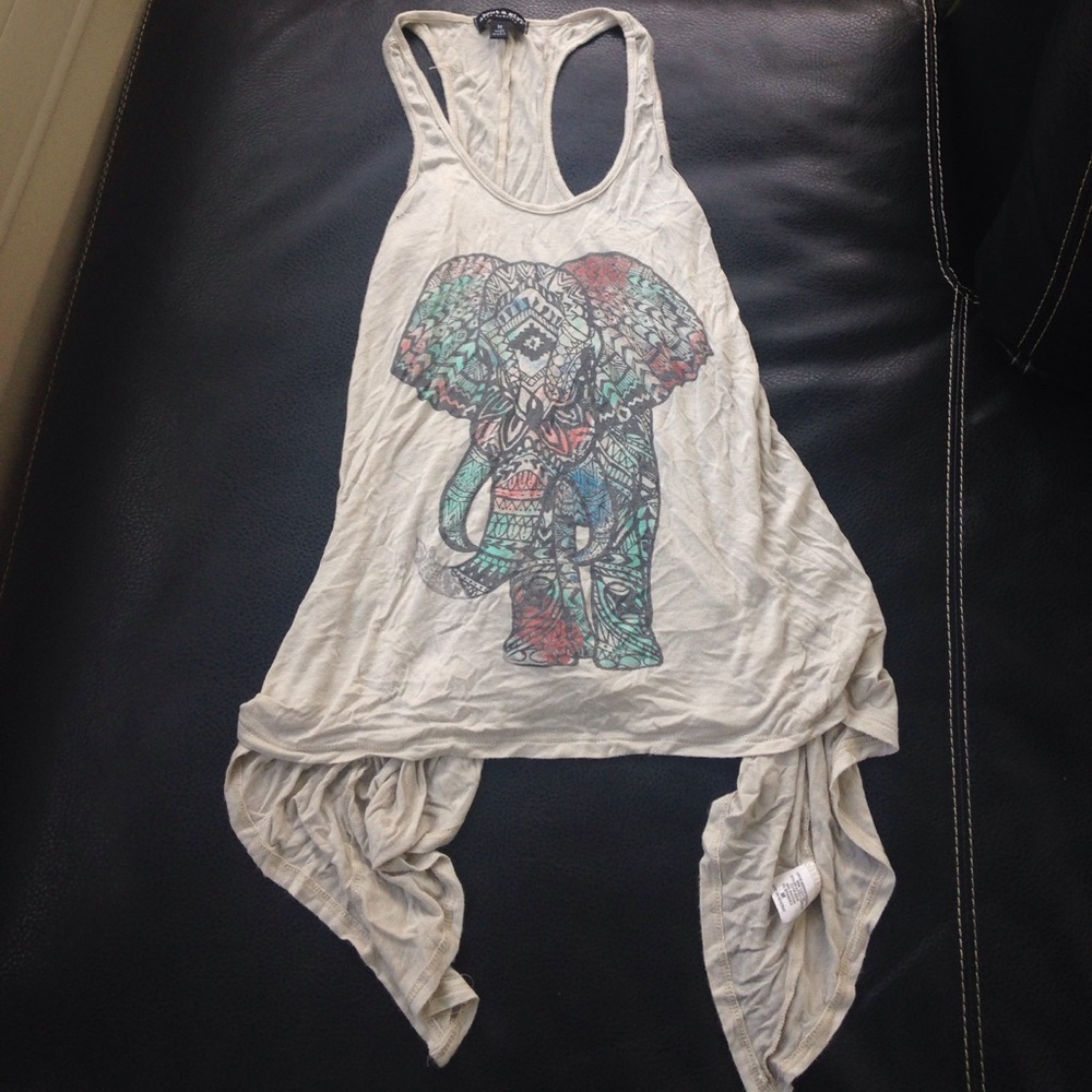 About a girl brand Tank top with Elephant, size M