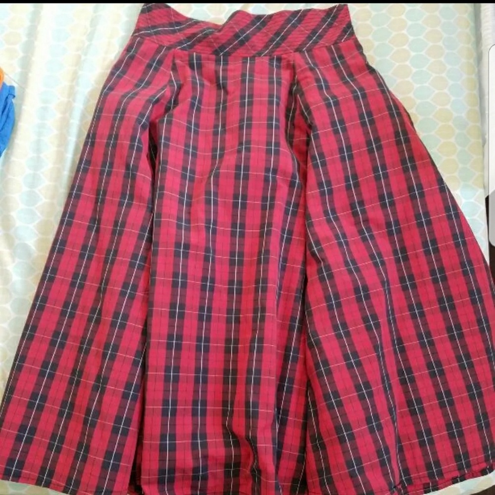 Plaid Eshatki midi shirt