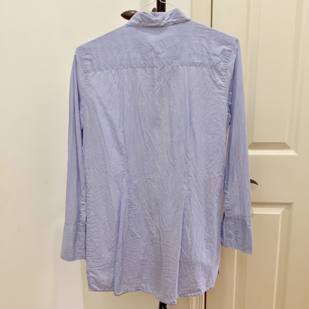 Gracie Pinstriped Button Down Tunic - image 2