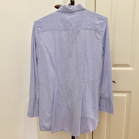 Gracie pinstriped button down tunic - Picture 2 of 4
