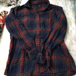 Uniqlo plaid flannel