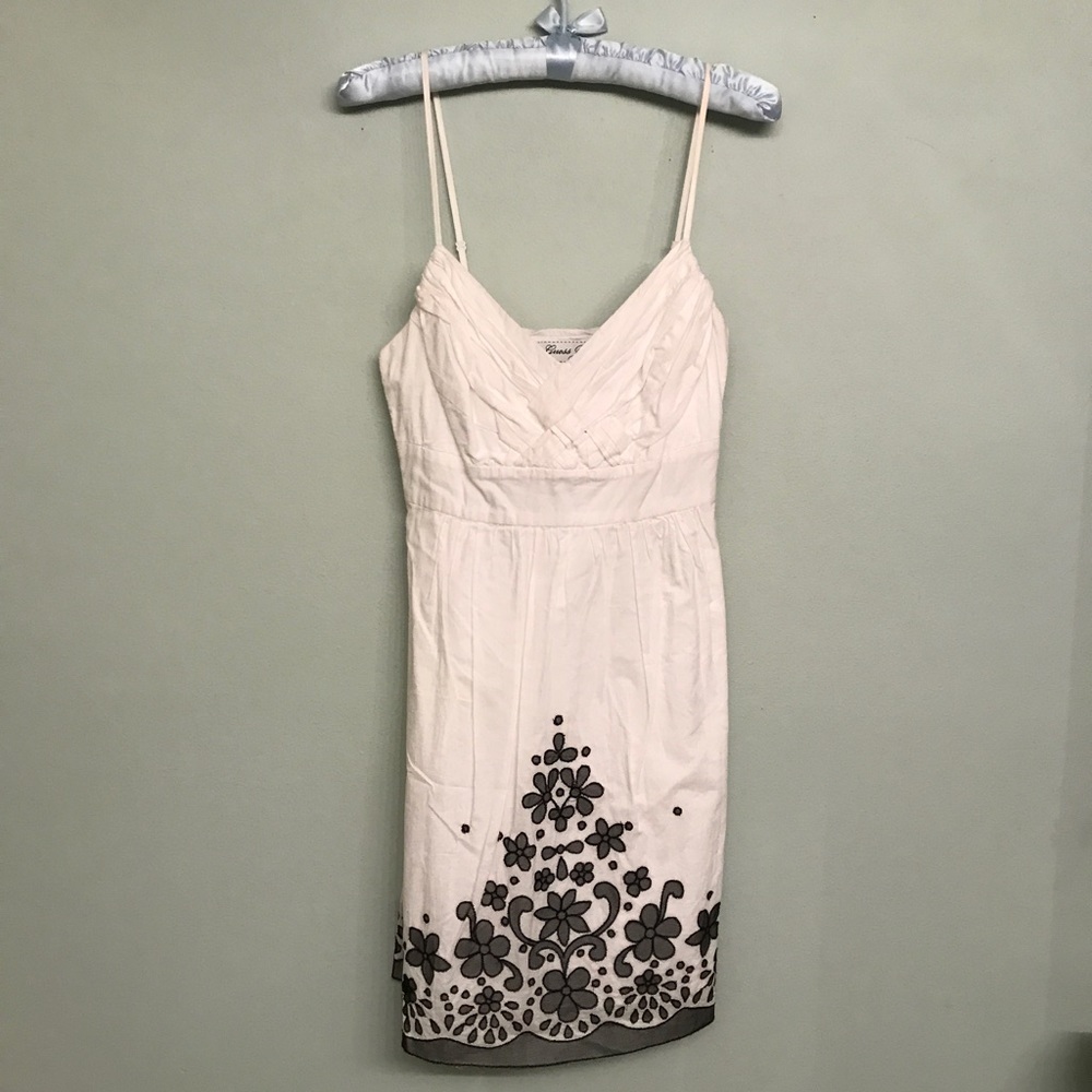 GUESS dress white with floral
