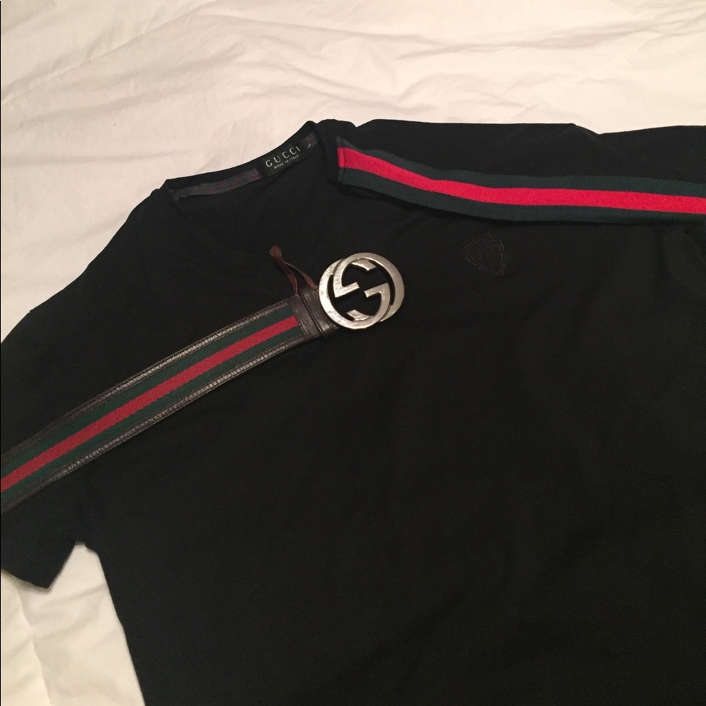 Shirt and matching belt
