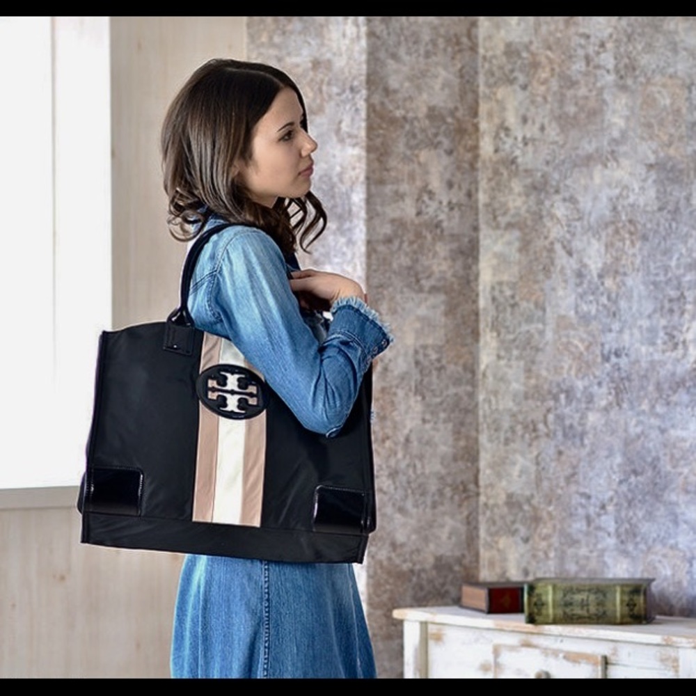 Authentic Tory Burch nylon Tote