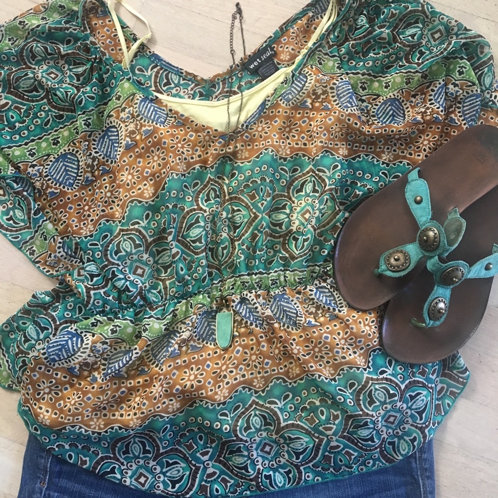 Wet Seal Boho Dolman Top and Cami