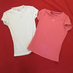 Under Armour women fitted vneck tshirt bundle set
