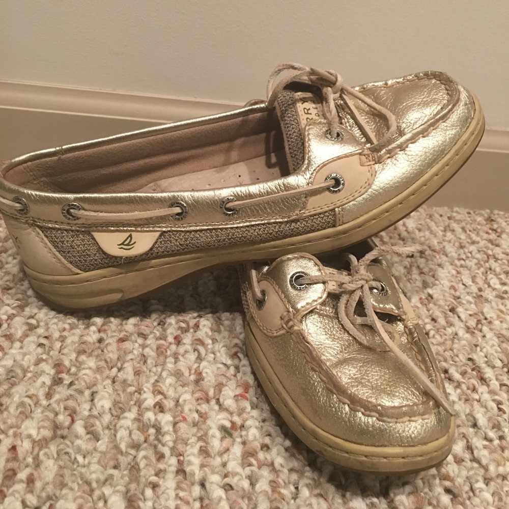 Metallic Sperry Boatshoes