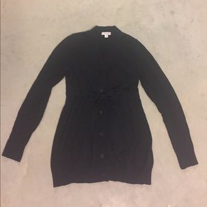 Liz Lange Maternity Black Cardigan