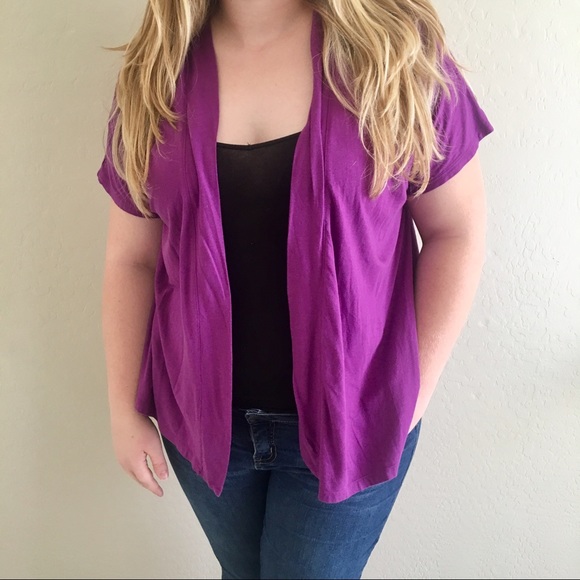 Lane Bryant Tops - PLUS SIZE LANE BRYANT COVER UP SWEATER CARDIGAN 2X