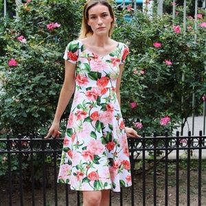 American Apparel Floral Spandex Dress
