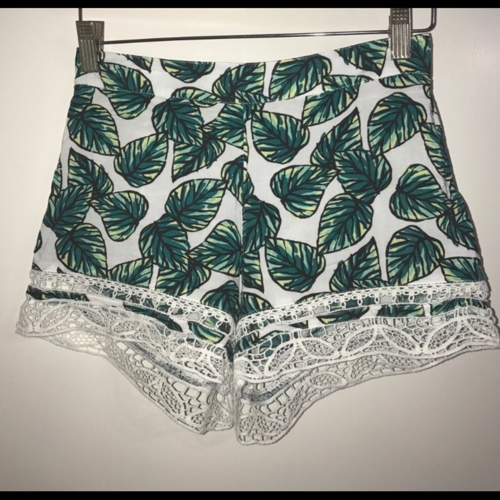 Palm Leaf Shorts