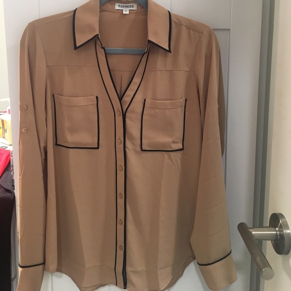 Express button down blouse