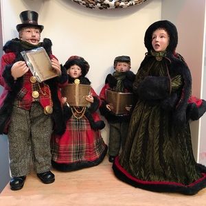 Christmas Carolers family